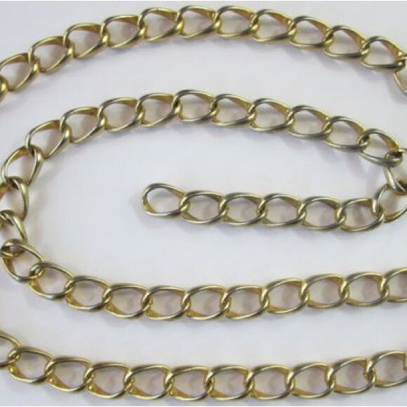 Vintage Chunky Link GoldTone Chain Belt. - Picture 1 of 5